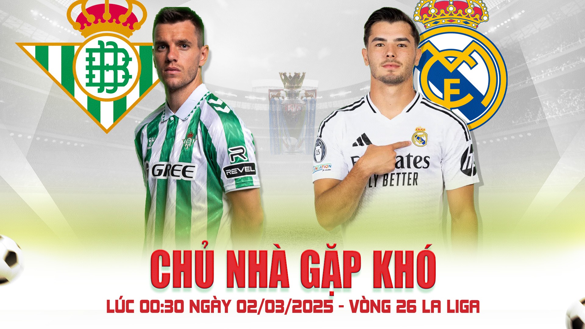 CO88 00:30, 02/03/2025 – Real Betis vs Real Madrid | Vòng 26 La Liga